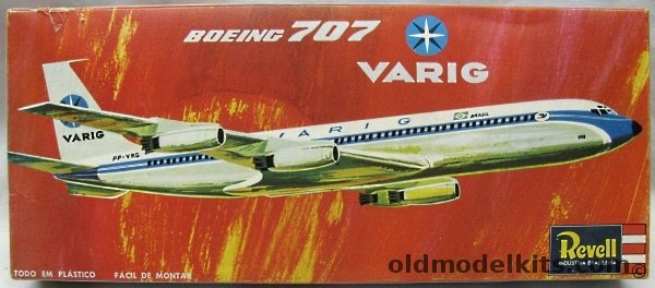 Revell 1/144 Boeing 707 Varig - Kikoler Issue, H246 plastic model kit
